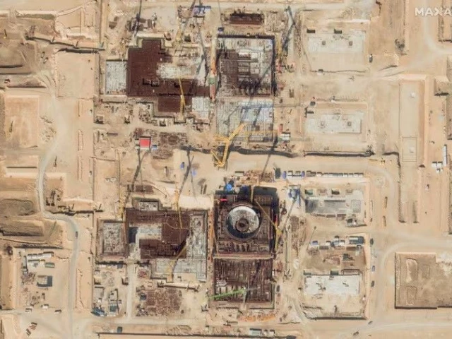 a satellite image shows new reactors under construction at the bushehr site in iran in this handout image dated january 1 2025 photo reuters a satellite image shows new reactors under construction at the bushehr site in iran in this handout image dated january 1 2025 photo reuters