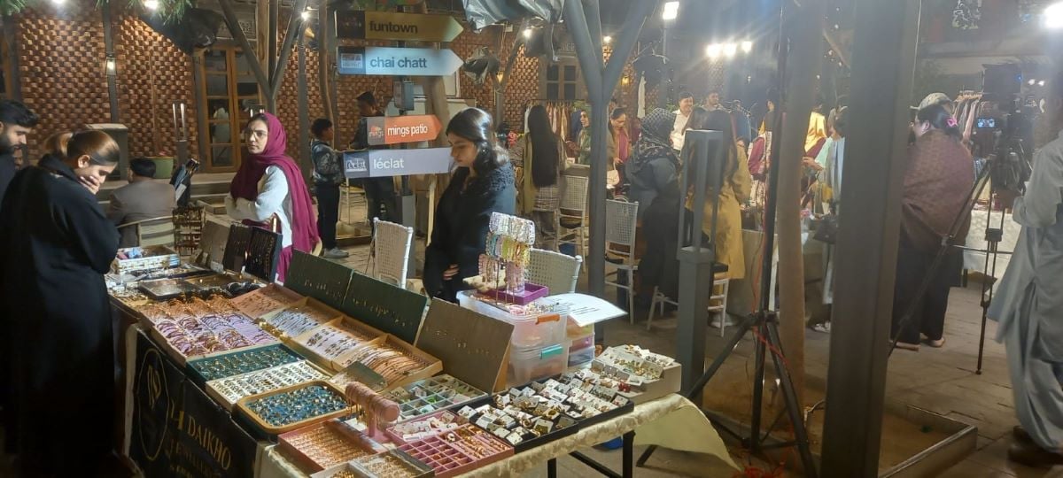 During the event creative ideas were seen into products. PHOTO: QAISER KAMRAN