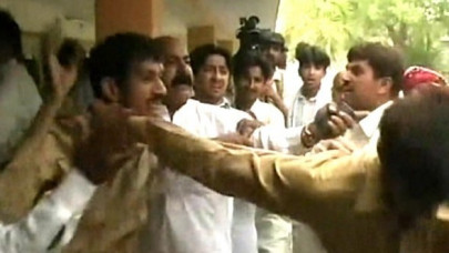 floods and fights mar punjab by elections floods and fights mar punjab by elections