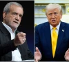 iran s president masoud pezeshkian l and us president donald trump photos file