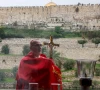 cardinal pierbattista pizzaballa the latin patriarch of jerusalem holds a prayer service to mark palm sunday in jerusalem march 29 2026 photo afp