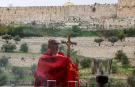 cardinal pierbattista pizzaballa the latin patriarch of jerusalem holds a prayer service to mark palm sunday in jerusalem march 29 2026 photo afp