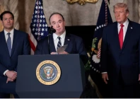 u s secretary of the navy john phelan speaks after president donald trump announced the navy s golden fleet at mar a lago in palm beach florida u s december 22 2025 photo reuters