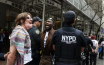 dozens detained in new york city protest over us arms sales to israel