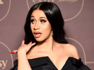 cardi b announces new album am i the drama with fiery cover art