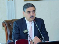 caretaker prime minister anwaarul haq kakar chairs the first meeting of the federal cabinet in islamabad on august 18 2023 photo pid