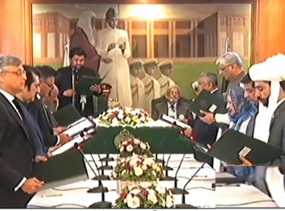 caretaker sindh cabinet sworn in at governor house
