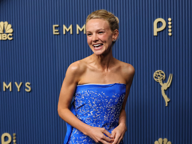Carey Mulligan at the Emmys. PHOTO: Reuters