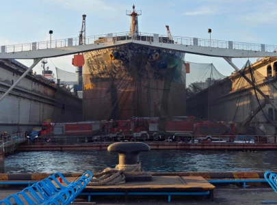 cargo vessel fire at east china shipyard kills 25