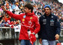 charles leclerc and carlos sainz make viral road trip after flight diversion following baku grand prix