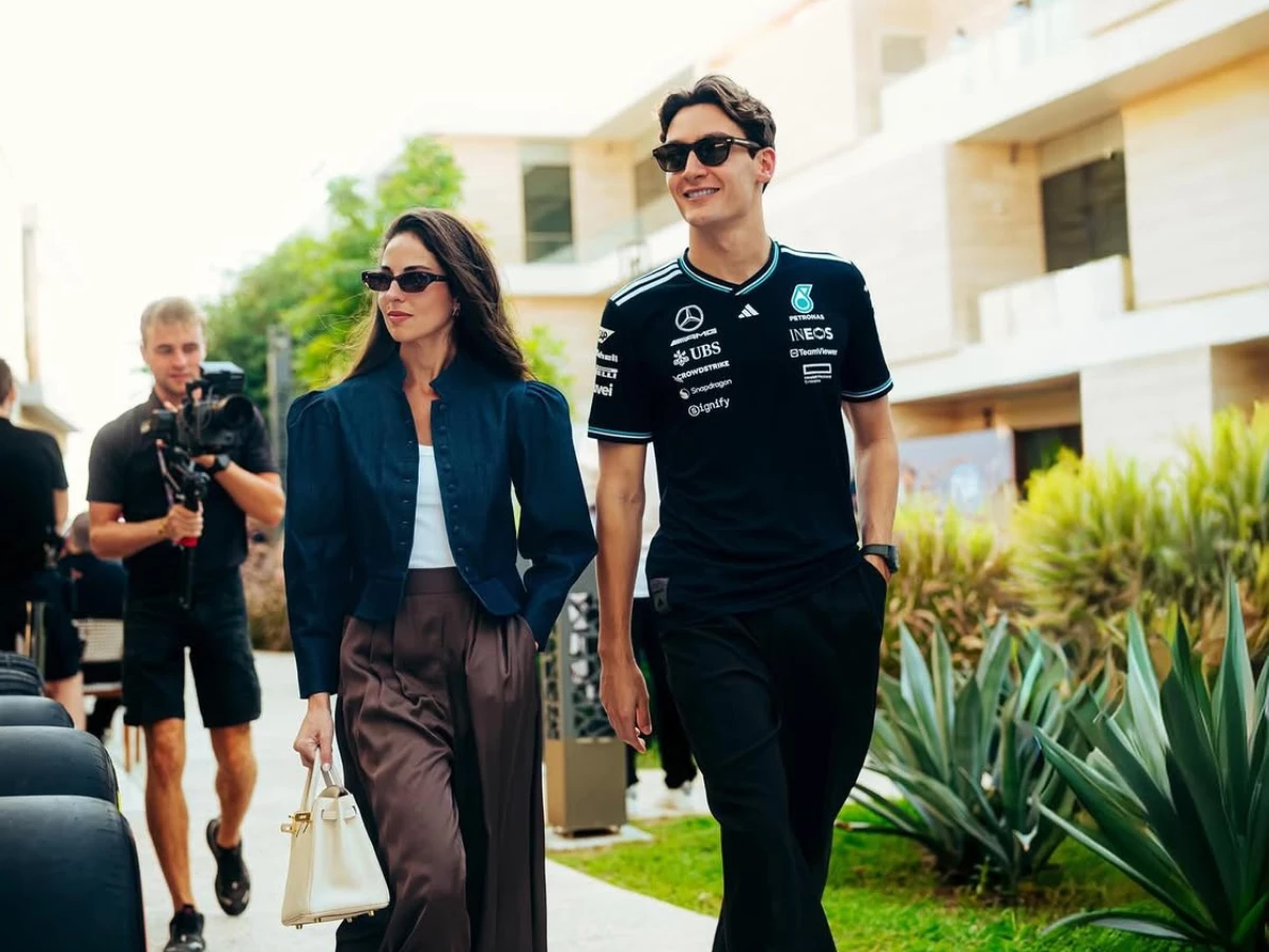 george russell makes it official with romantic engagement announcement