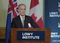prime minister carney speaking at the lowy institute think tank in sydney on march 4 2026 photo screengrab