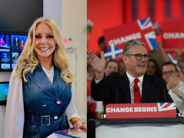 carol vorderman celebrates labour s landslide win and criticizes tory corruption carol vorderman celebrates labour s landslide win and criticizes tory corruption