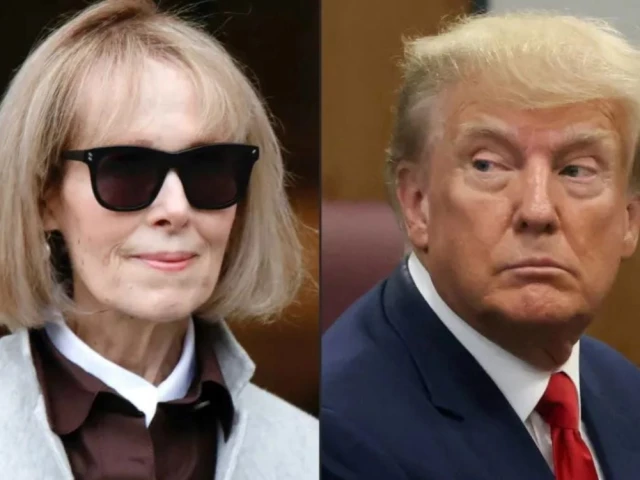 writer e jean carroll and former us president donald trump photo afp sources writer e jean carroll and former us president donald trump photo afp sources