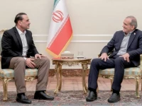 army chief field marshal asim munir speaks with iranian president masoud pezeshkian during a meeting in tehran photo express