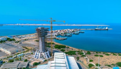 a view of chabahar port iran photo online