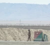 a pakistani security personnel stands guard at the border along afghanistan in chaman following overnight clashes between forces of the two countries photo afp