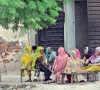 shade breeze and a charpai