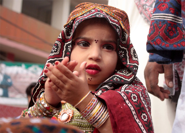 Children clad in traditional costumes also participated in the celebrations. PHOTO: ONLINE