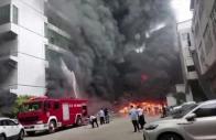 preliminary findings indicate the fire started on the ground floor of the factory photo cctv afp preliminary findings indicate the fire started on the ground floor of the factory photo cctv afp