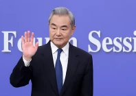 chinese foreign minister wang yi waves after a press conference on the sidelines of the national people s congress npc in beijing china march 8 2026 photo reuters