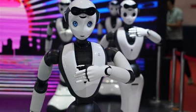 humanoid robots perform at the world robot conference 2023 in beijing capital of china aug 16 2023 photo xinhua