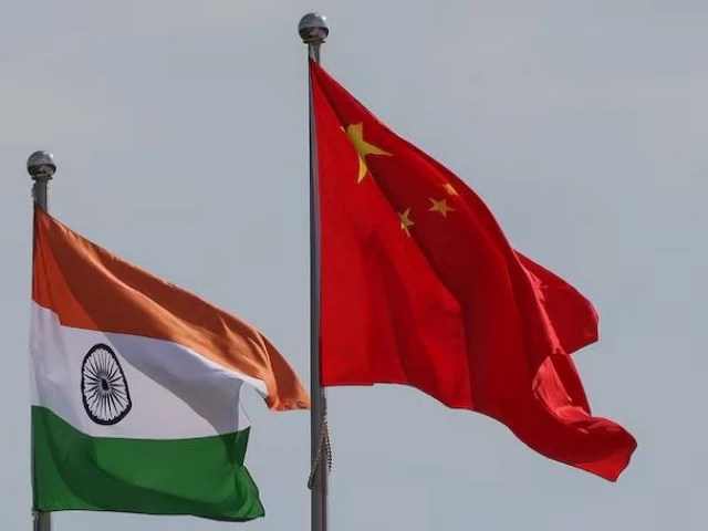 national flags of china and india fly next to the meijiang convention and exhibition center a venue for 2025 shanghai cooperation organisation sco summit in tianjin china august 30 2025 photo reuters national flags of china and india fly next to the meijiang convention and exhibition center a venue for 2025 shanghai cooperation organisation sco summit in tianjin china august 30 2025 photo reuters