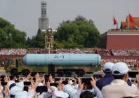 a chinese jl 3 missile is displayed during a military parade in beijing last year photo rreuters