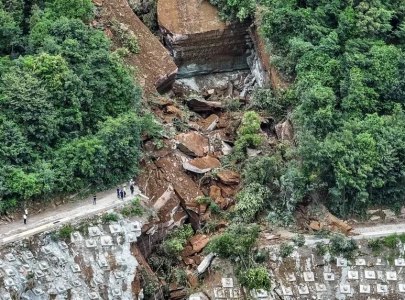 one dead 7 missing in central china highway landslide