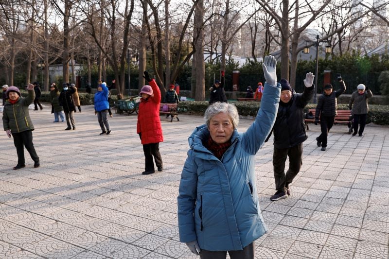 in china currently men retire at 60 while women in blue collar jobs retire at 50 and those in white collar roles retire at 55 photo reuters