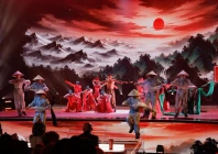 at the finale 27 year old wu from sichuan province in southwestern china shared the stage with humanoid robots made by unitree photo xinhua