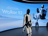 a humanoid robot stands at a ubtech showroom during a government organised media trip in shenzhen guangdong province china april 16 2026 reuters