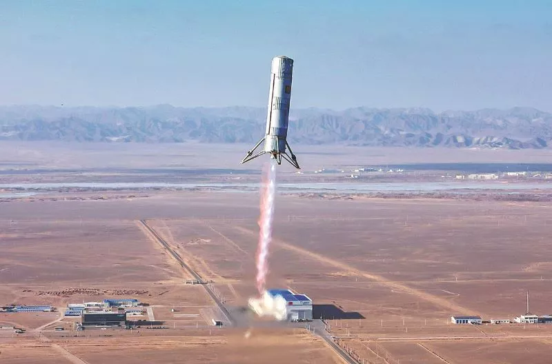 china achieves milestone as reusable carrier rocket completes first 10 km vtol test china achieves milestone as reusable carrier rocket completes first 10 km vtol test