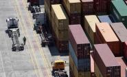 workers stack empty shipping containers for storage at wando welch terminal operated by the south carolina ports authority in mount pleasant south carolina us may 10 2018 photo reuters