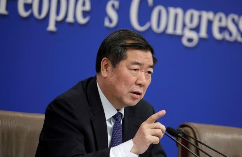he lifeng chairman of china s national development and reform commission attends a news conference in beijing china march 6 2019 reuters jason lee file photo
