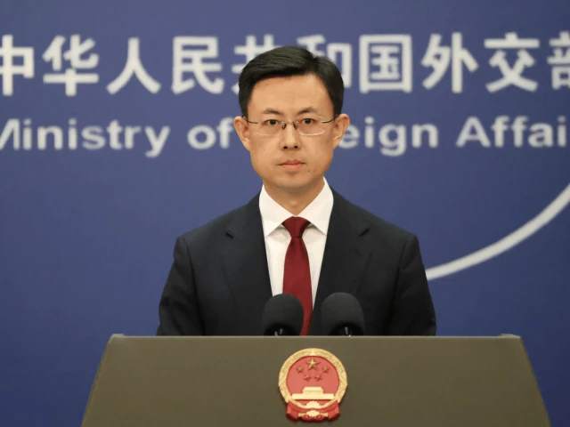 chinese foreign ministry spokesperson guo jiakun attends a press conference in beijing china on jan 7 2025 photo reuters chinese foreign ministry spokesperson guo jiakun attends a press conference in beijing china on jan 7 2025 photo reuters