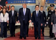 us president donald trump participates in an arrival ceremony at beijing capital international airport during his visit to the country in beijing china on may 13 2026 photo reuters