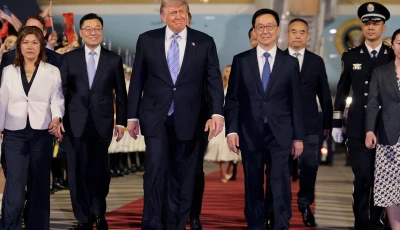 us president donald trump participates in an arrival ceremony at beijing capital international airport during his visit to the country in beijing china on may 13 2026 photo reuters