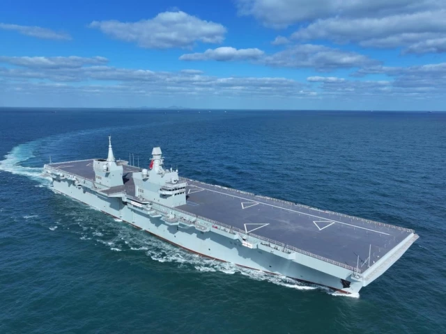 China's first shipborne stealth combat drone completes maiden carrier landing