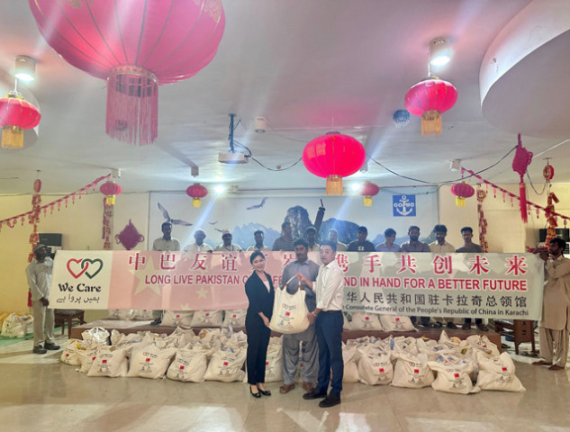 chinese consulate in karachi donates ration bags to gwadar residents chinese consulate in karachi donates ration bags to gwadar residents