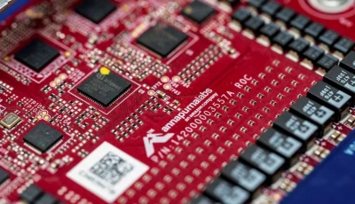 recently launched amazon artificial intelligence processors that aim to tackle nvidia and the chips made by the other hyperscalers such as microsoft and google are shown at an amazon lab in austin texas us july 19 2024 reuters
