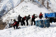 snow melt triggers stream flood in chitral snow melt triggers stream flood in chitral