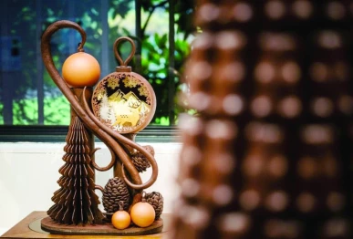 pastry chefs auction chocolate sculptures for charity