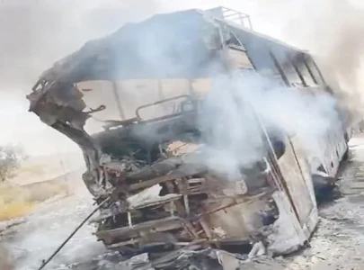 eight perish in fiery panjgur road crash eight perish in fiery panjgur road crash