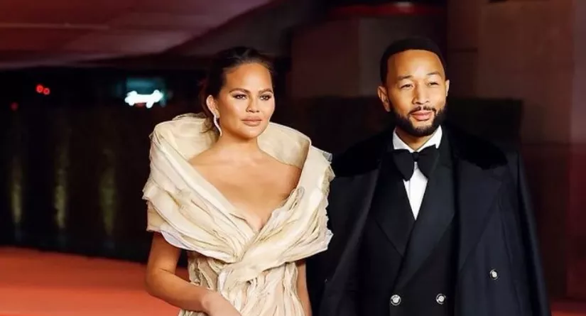 chrissy teigen and john legend at the academy museum gala courtesy chrissyteigen on instagram chrissy teigen and john legend at the academy museum gala courtesy chrissyteigen on instagram