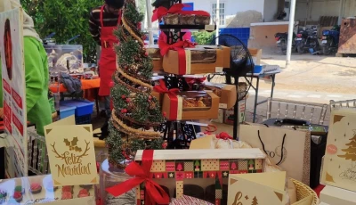 christmas comes alive in karachi at festive winter market