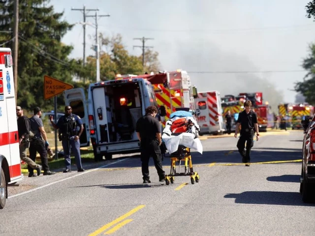 emergency personnel work at the scene of a shooting which took place at the church of jesus christ of latter day saints according to police in grand blanc michigan us photo reuters