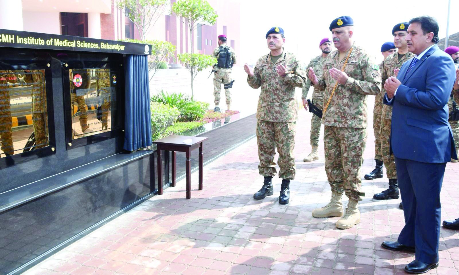 coas gen syed asim munir inaugurates the cmh institute of medical sciences in bahawalpur photo ispr