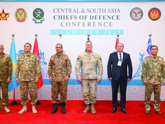 field marshal asim munir with senior military leaders at the regional chiefs of defence staff conference in islamabad photo ispr field marshal asim munir with senior military leaders at the regional chiefs of defence staff conference in islamabad photo ispr