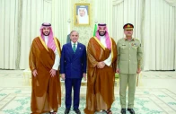 saudi arabia crown prince and prime minister mohammed bin salman defence minister khalid bin salman prime minister shehbaz sharif and army chief field marshal gen syed asim munir pose for a photograph after the signing of the strategic mutual defence agreement between pakistan and kingdom of saudi arabia in riyadh photo app saudi arabia crown prince and prime minister mohammed bin salman defence minister khalid bin salman prime minister shehbaz sharif and army chief field marshal gen syed asim munir pose for a photograph after the signing of the strategic mutual defence agreement between pakistan and kingdom of saudi arabia in riyadh photo app